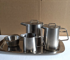 4 Piece Vintage Old Hall tea set Oriana. Designed by Robert Welch, With Tray