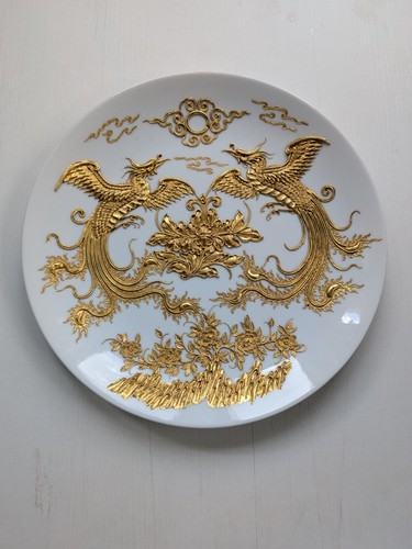 Vintage rare porcelain - vintage, porcelain/gold