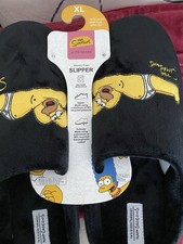 The Simpsons Homer Simpson  Size 12/13 Memory Foam Men’s Slippers