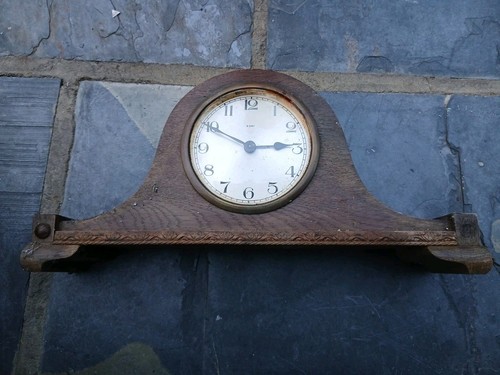 Antique day mantel - antique,