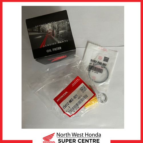 Genuine honda oil - , filter