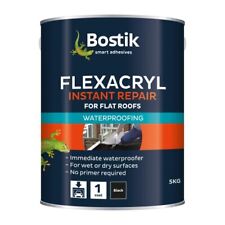 Bostik 5Kg 30811957 Flexacryl Flexible Long Lasting Waterproof Roof Repair BLACK