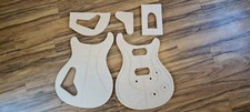 PRS Custom 22 Stoptail Guitar Body Routing Template Set 9mm MR MDF