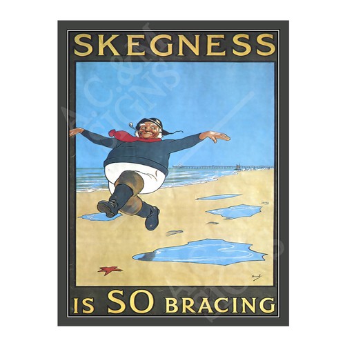 Skegness seaside metal - skegness, signs
