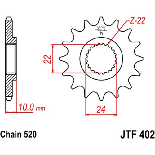 Sprockets sprocket 13z - sprockets,