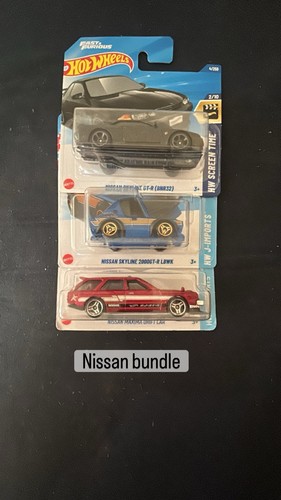 Hot wheels bundle nissans - x3,