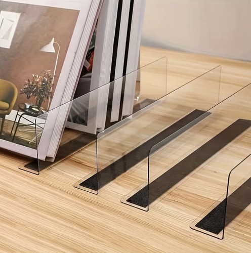 Acrylic shelf dividers pcs - acrylic,