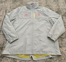 LIVERPOOL FC Football Jacket Grey Warrior Full Zip Mens Small XXL VGC