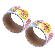  2 Roll/200 Party Bag Fillers for Kids Stickers Paepr Seal Birthday