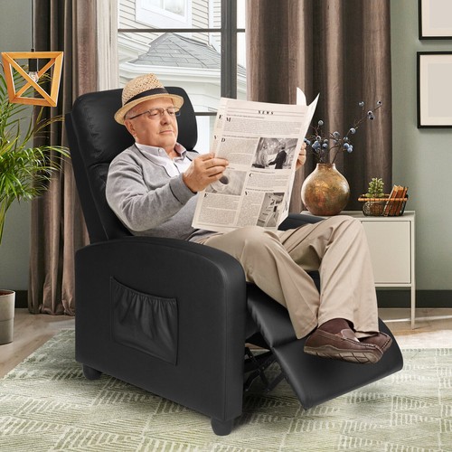 Modern upholstered recliner - upholstered,
