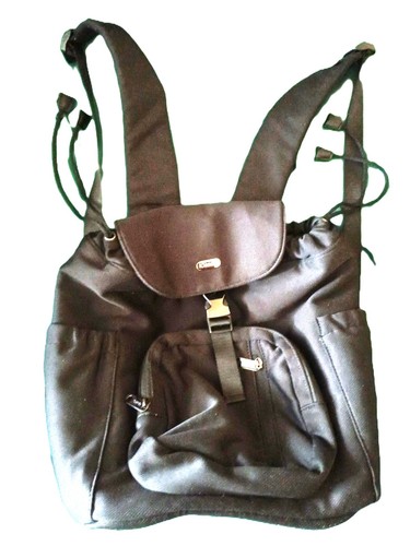 Orange black changing bag - orange,
