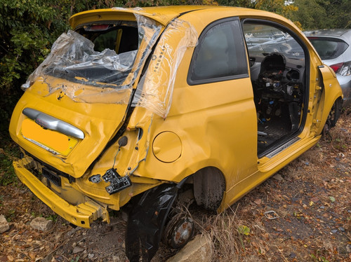 Fiat 500 fuel flap panel - fiat, only