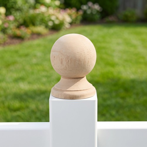 2pcs wood fence post cap - ,