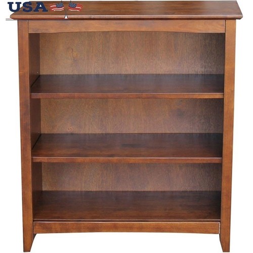 Solid wood bookcase - solid, w/