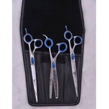 8/5 Gift set pets grooming chunker curve Straight Scissor cat dog grooming shear