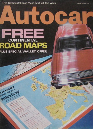 Autocar magazine 1968 - autocar,