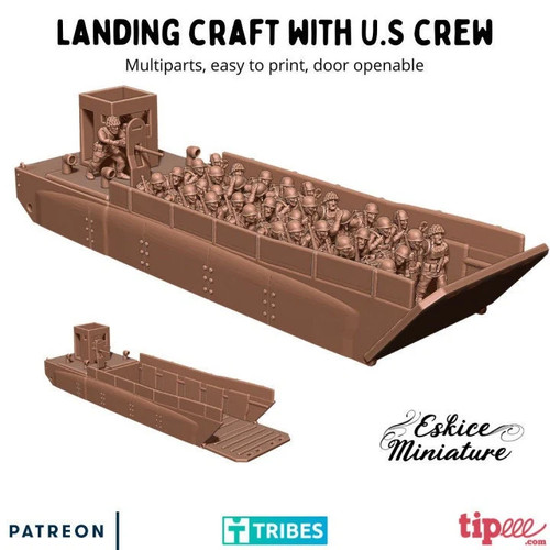 Wwii usmc landing craft - us,