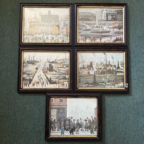 Lowry 24cm x 29cm framed - x,