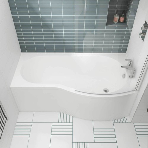 Nuie shaped shower - b-shaped, bath