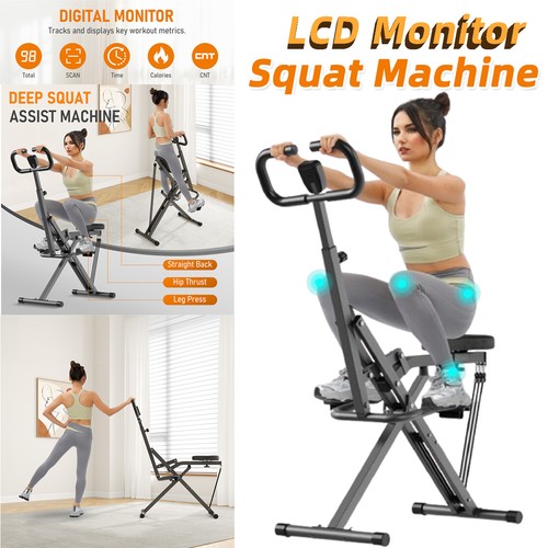 Squat machine with - squat,