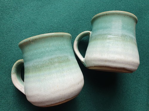 Pair lovely studio pottery - studio,