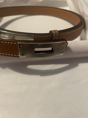 Hermes kelly belt gold with - hermes,