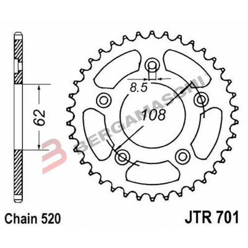 Corona 701 z43 cagiva 125 - 701,