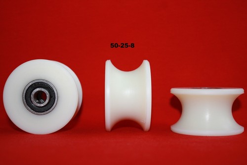 50mm nylon pulley - nylon, with