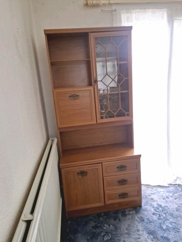 Teak cabinet vintage mid - teak,
