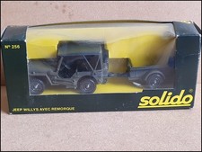 SOLIDO 256 JEEP WILLYS AVEC &