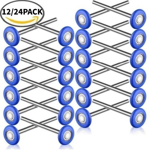 Quiet garage door roller - 12/24,