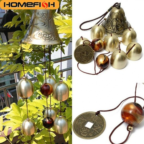 Large copper bells hanging - copper,