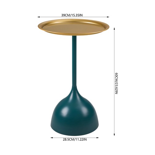 Round side table sofa - round,