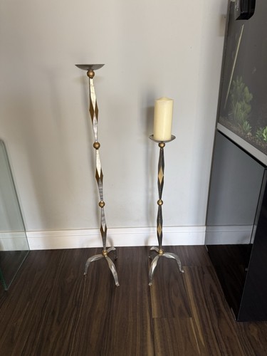 Pair tall metal - tall,