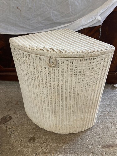White corner laundry box - box, with