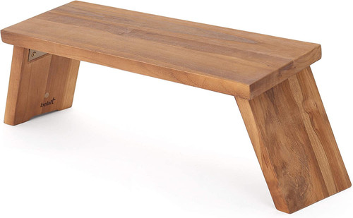 Teak meditation bench - meditation,