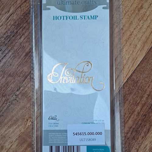 Ultimate crafts hotfoil stamp - crafts,