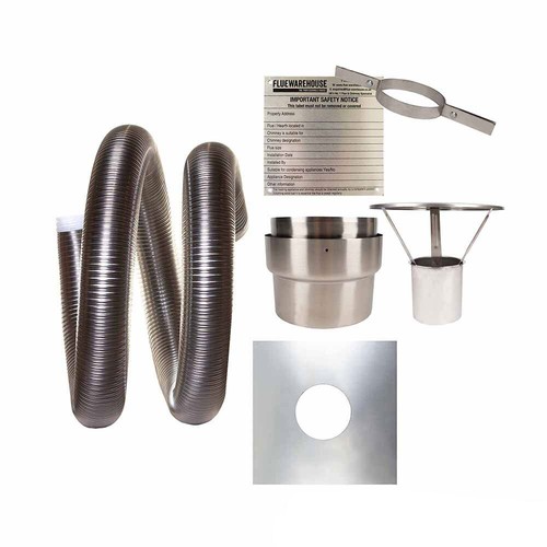 Flexible flue chimney - flexible,