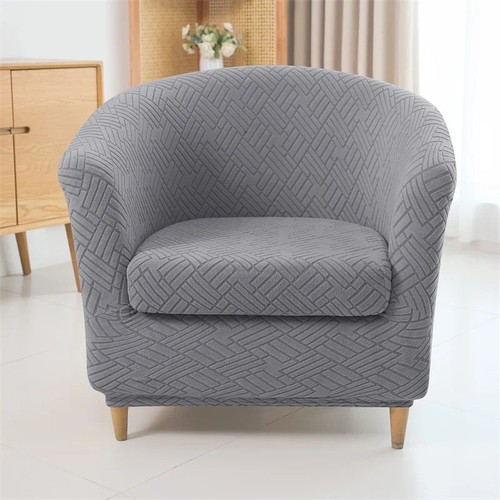 2pcs jacquard tub chair - tub, cover
