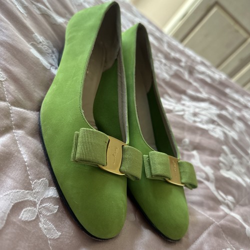 Ferragamo ladies classic - ladies, green