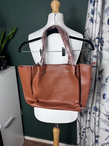 Zara basic brown tote - basic,