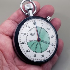 Vintage Heuer Oversized Sports Stopwatch