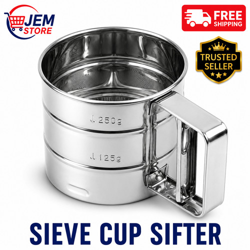 Sieve cup sifter - sifter, baking