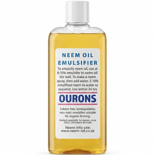 Neem oil emulsifier makes - neem,