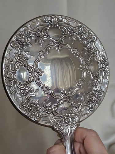Antique ornate silver plated - antique,