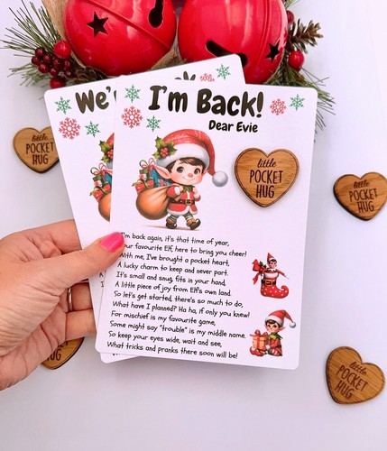 Elf arrival letter - arrival, card