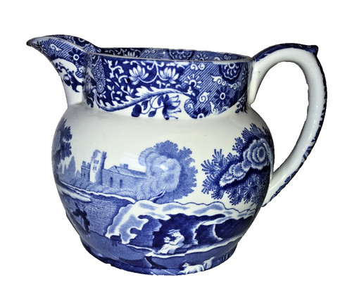 Spode blue italian large milk - spode,