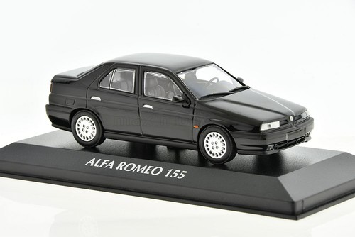 Alfa romeo 155 black 1992 - black, 1/43