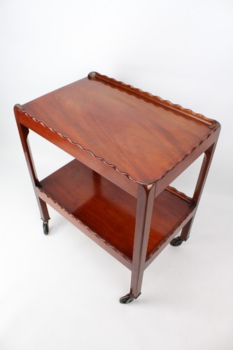 Antique mahogany two tier - mahogany,