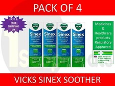 4 x Vicks Sinex Soother Nasal